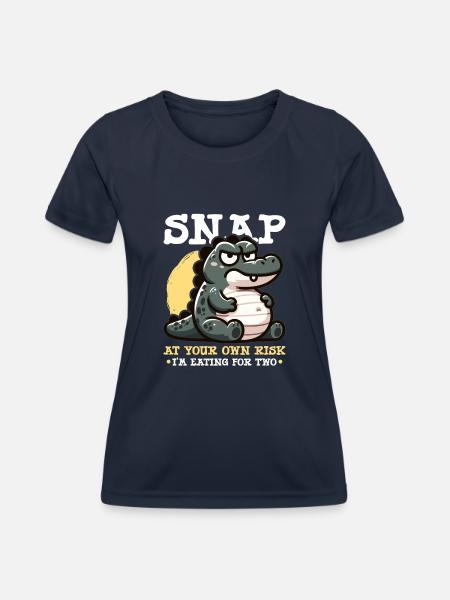 Schwangerschaftsankündigung „mutterschaft Werdende - Frauen Funktions-T-Shirt - Navy