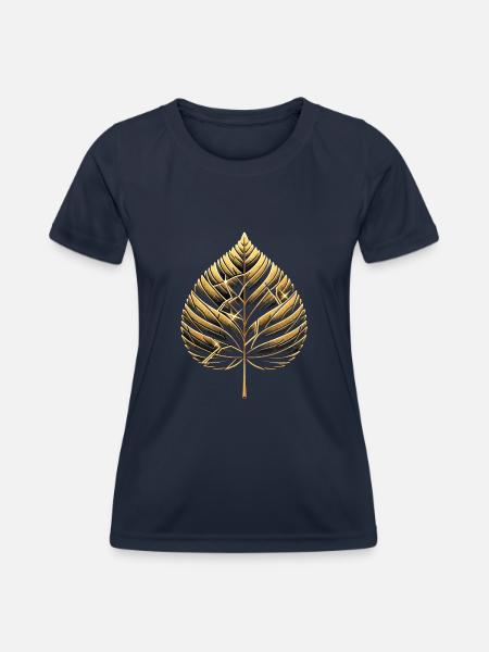 Kintsugi Kintsukuroi Imperfekte Japanische Kunst - Frauen Funktions-T-Shirt - Navy