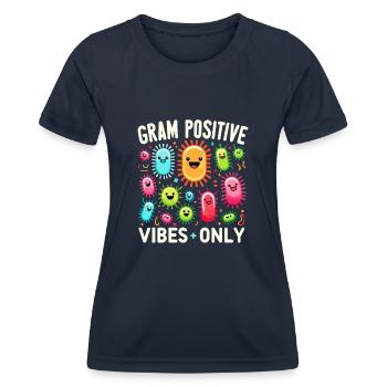 Microbiologist Microbiology Lab Staph Biology - Frauen Funktions-T-Shirt - Navy - Vorne - AI Model Female 172 light (172cm)