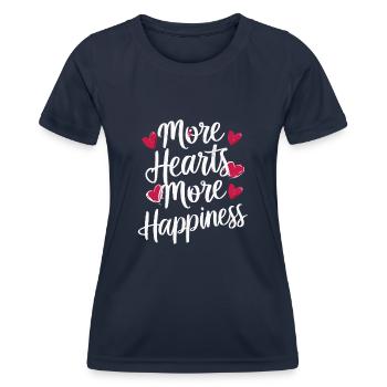 Polyamorous Community Polyamorous Parenting - Women's Functional T-Shirt - navy - Front - AI Model Female 172 light (172cm)