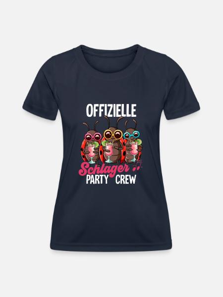 Schlager - Frauen Funktions-T-Shirt - Navy