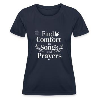Musique chorale Chant religieux Musique confessionnelle - T-shirt sport Femme - bleu marine - Devant - AI Model Female 172 light (172cm)