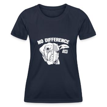 Défenseur des animaux des vaches et des chiens - T-shirt sport Femme - bleu marine - Devant - AI Model Female 172 light (172cm)