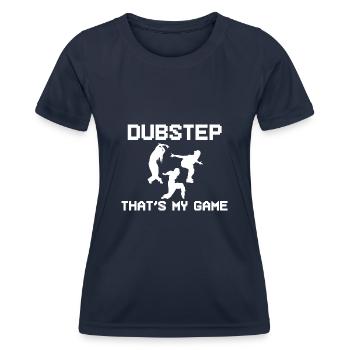 Dubstep-Liebhaber Dubstep-Künstler - Frauen Funktions-T-Shirt - Navy - Vorne - AI Model Female 172 light (172cm)