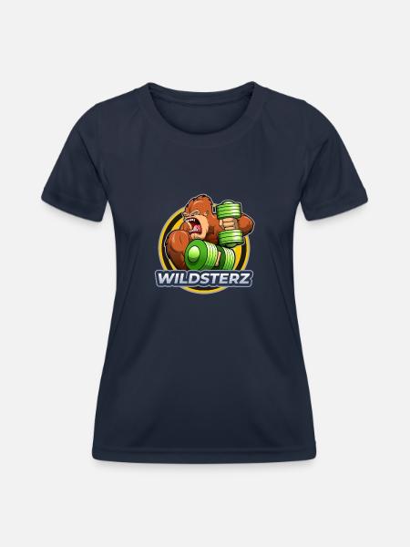 Wildsterz - Kong - Frauen Funktions-T-Shirt - Navy