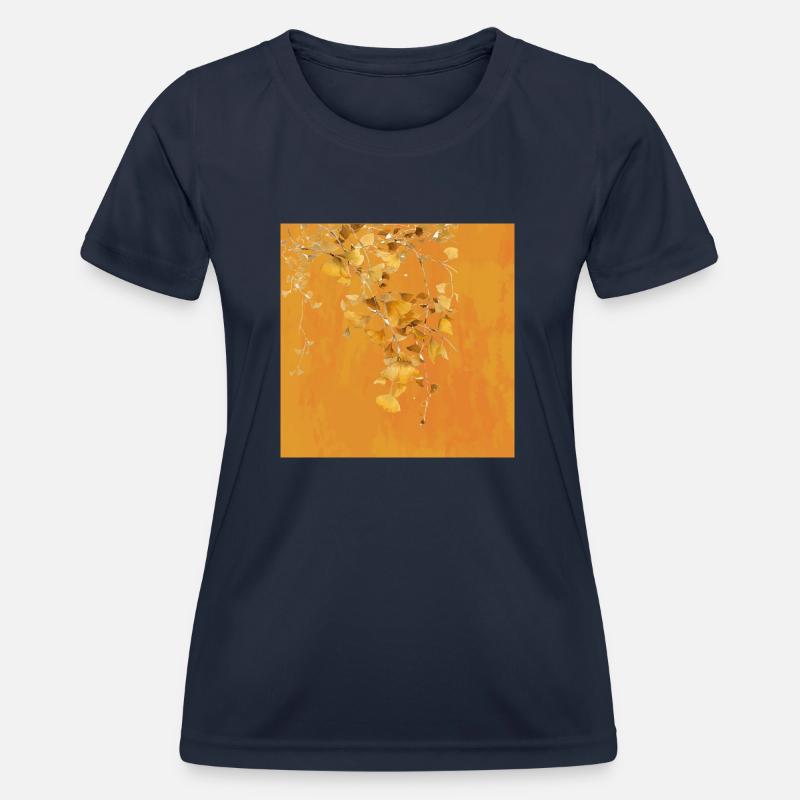 Gingko - Women's Functional T-Shirt - navy