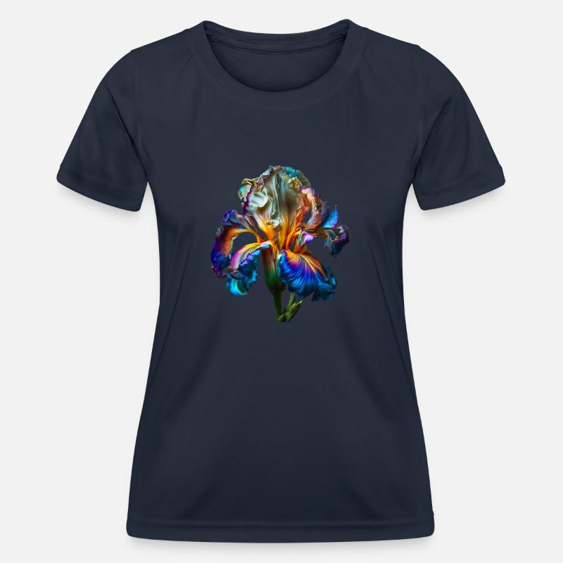 Flower Magic No. 1 - Women's Functional T-Shirt - navy
