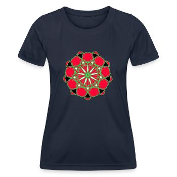 Pattern - Women's Functional T-Shirt - navy - Front - AI Model Female 172 light (172cm)