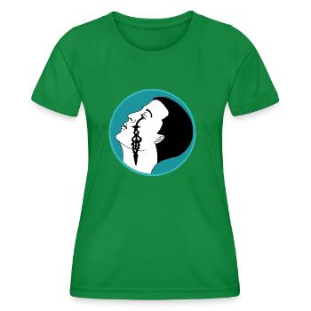 Tear of time - Women's Functional T-Shirt - kelly green - Front - AI Model Female 172 dark (172cm)