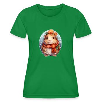 Meeri Nez poilu - T-shirt sport Femme - vert - Devant - AI Model Female 172 dark (172cm)