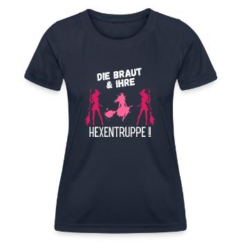 Bachelor party - Women's Functional T-Shirt - navy - Front - AI Model Female 172 light (172cm)