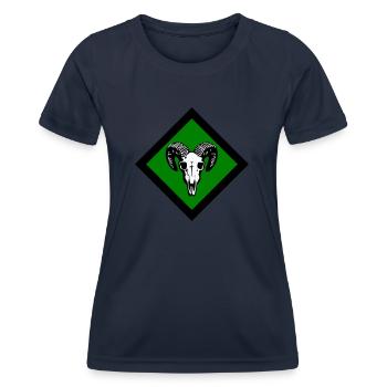 Gotland - Frauen Funktions-T-Shirt - Navy - Vorne - AI Model Female 172 light (172cm)