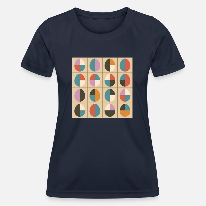 Easter Eggs Design No.02 - Women's Functional T-Shirt - navy