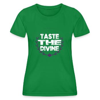 culinary experiences jokes quote - Frauen Funktions-T-Shirt - Kelly Green - Vorne - AI Model Female 172 dark (172cm)