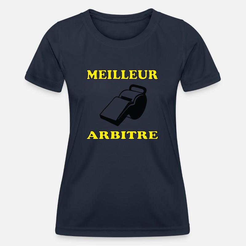 Best Referee - Women's Functional T-Shirt - navy