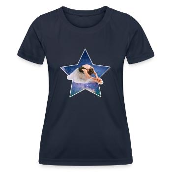 Erste Solistin - Frauen Funktions-T-Shirt - Navy - Vorne - AI Model Female 172 light (172cm)