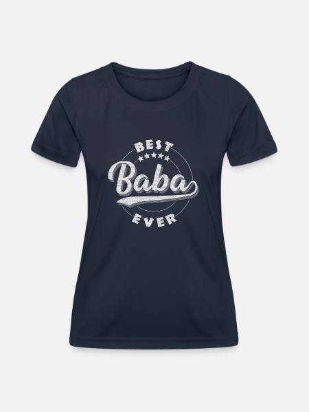 Baba - Frauen Funktions-T-Shirt - Navy