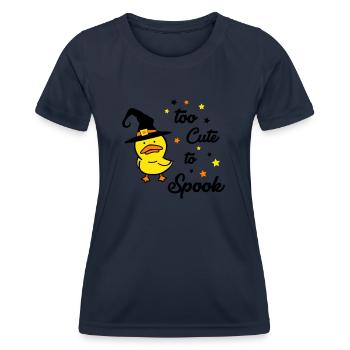 Trop mignon pour effrayer 01 - T-shirt sport Femme - bleu marine - Devant - AI Model Female 172 light (172cm)