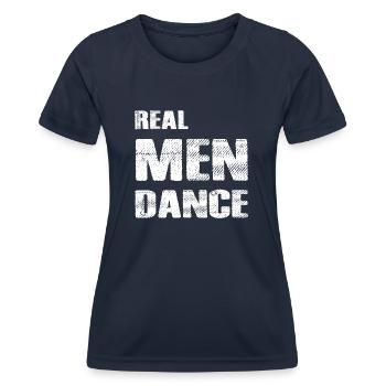 Dancing Dance Music - Women's Functional T-Shirt - navy - Front - AI Model Female 172 light (172cm)