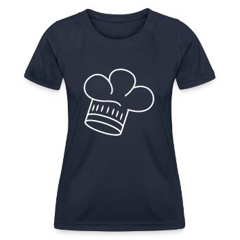 Toque - T-shirt sport Femme - bleu marine - Devant - AI Model Female 172 light (172cm)