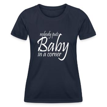 Dancing Dance Music - Women's Functional T-Shirt - navy - Front - AI Model Female 172 light (172cm)