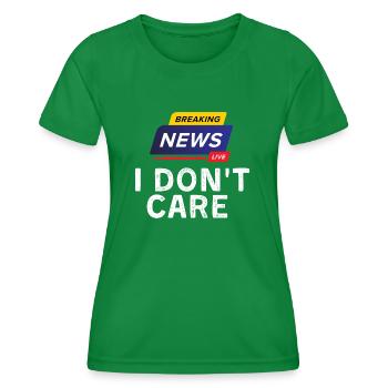 Breaking News - Frauen Funktions-T-Shirt - Kelly Green - Vorne - AI Model Female 172 dark (172cm)