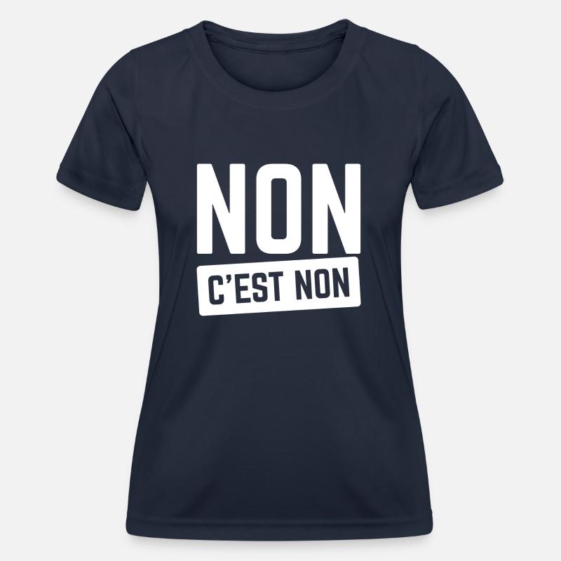 No, no. - Women's Functional T-Shirt - navy
