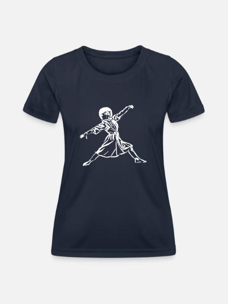 Lezginka Djigit - Frauen Funktions-T-Shirt - Navy