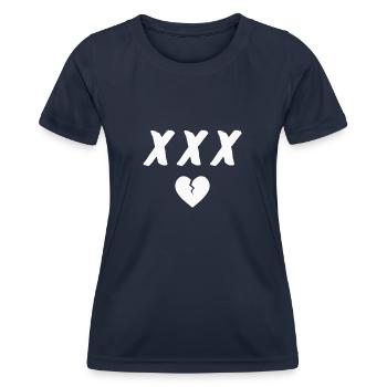 xxxtentacion, sad - Women's Functional T-Shirt - navy - Front - AI Model Female 172 light (172cm)