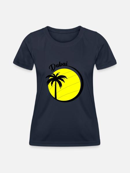 dubai - Frauen Funktions-T-Shirt - Navy