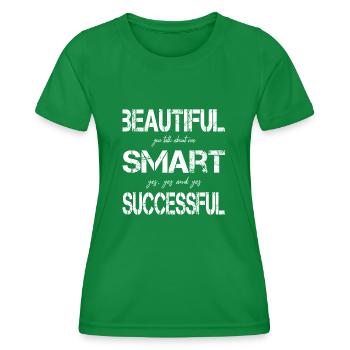 Belle SM réussie - T-shirt sport Femme - vert - Devant - AI Model Female 172 dark (172cm)