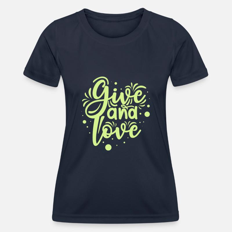 Kindness Statement Role Model Gift - Women's Functional T-Shirt - navy