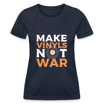 Platines - T-shirt sport Femme - bleu marine - Devant - AI Model Female 172 light (172cm)