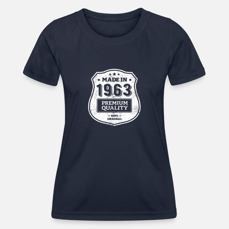 MADE IN 1963 - Women's Functional T-Shirt - navy