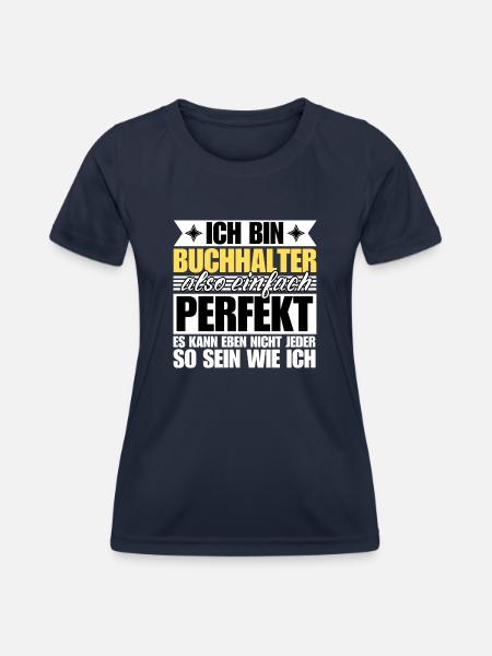 Perfekter Perfekter - Frauen Funktions-T-Shirt - Navy