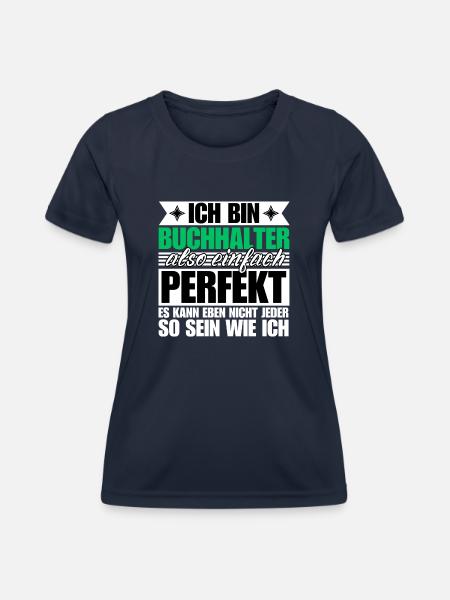 Perfekter Perfekter - Frauen Funktions-T-Shirt - Navy