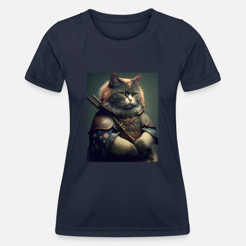 Chatmurai 16 - Women's Functional T-Shirt - navy