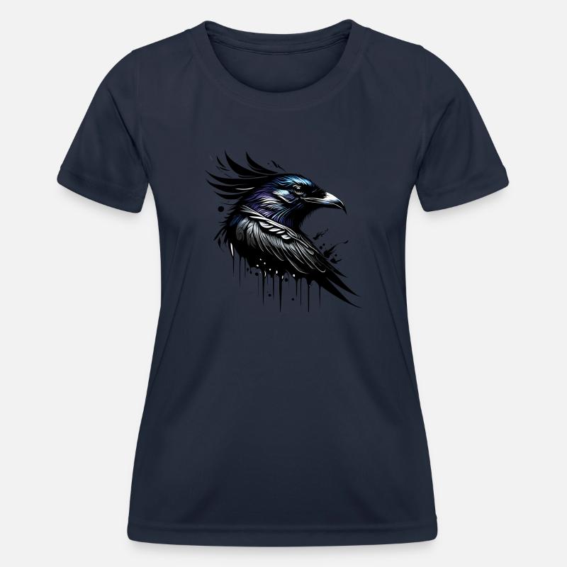 Crow - Women's Functional T-Shirt - navy