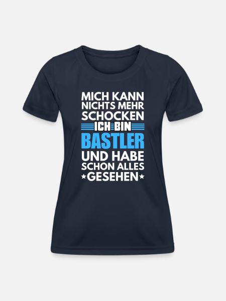 Nicht schockbarer Bastler - Frauen Funktions-T-Shirt - Navy