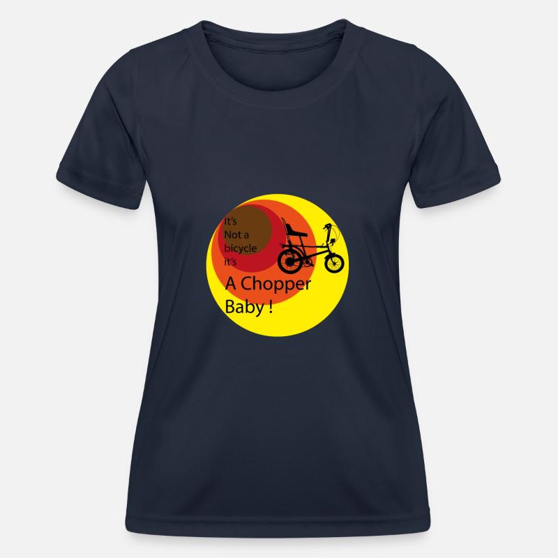 It's a chopper - Women's Functional T-Shirt - navy