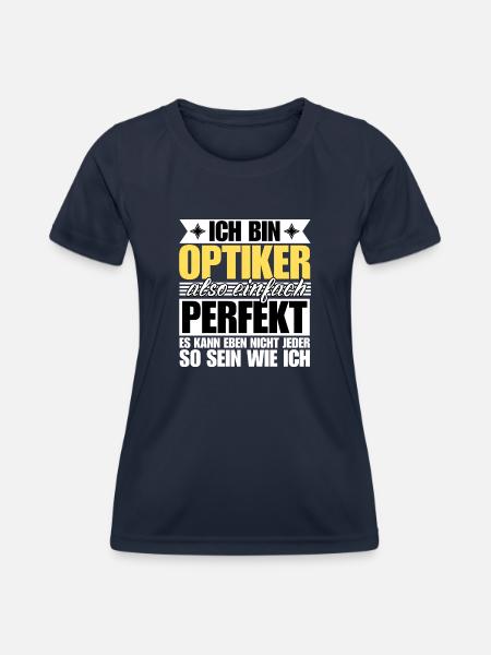 Perfekter Optiker - Frauen Funktions-T-Shirt - Navy