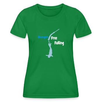 Bungee Fall - Frauen Funktions-T-Shirt - Kelly Green - Vorne - AI Model Female 172 dark (172cm)