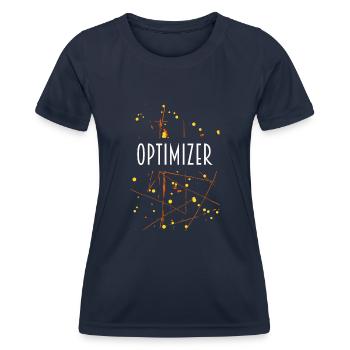 OPTIMIZER D54 24 - Women's Functional T-Shirt - navy - Front - AI Model Female 172 light (172cm)