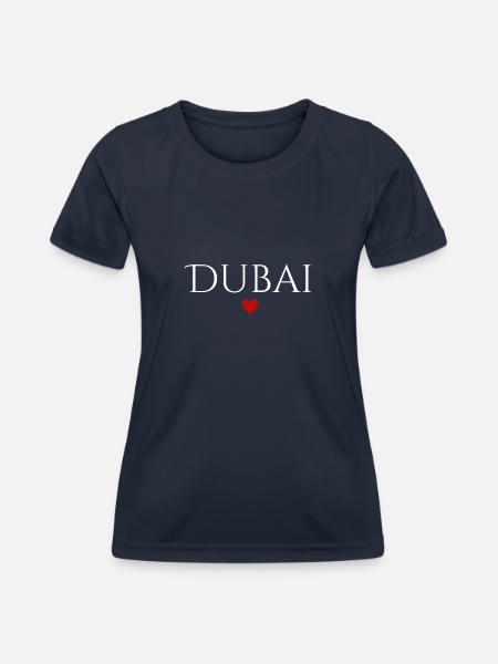 Dubai - Frauen Funktions-T-Shirt - Navy