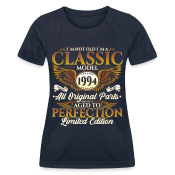 Born 1994 28th birthday gift Men's Fun - Women's Functional T-Shirt - navy - Front - AI Model Female 172 light (172cm)