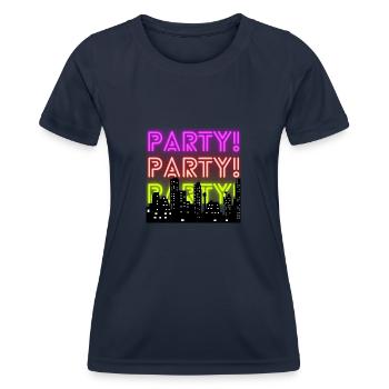 Parti - T-shirt sport Femme - bleu marine - Devant - AI Model Female 172 light (172cm)