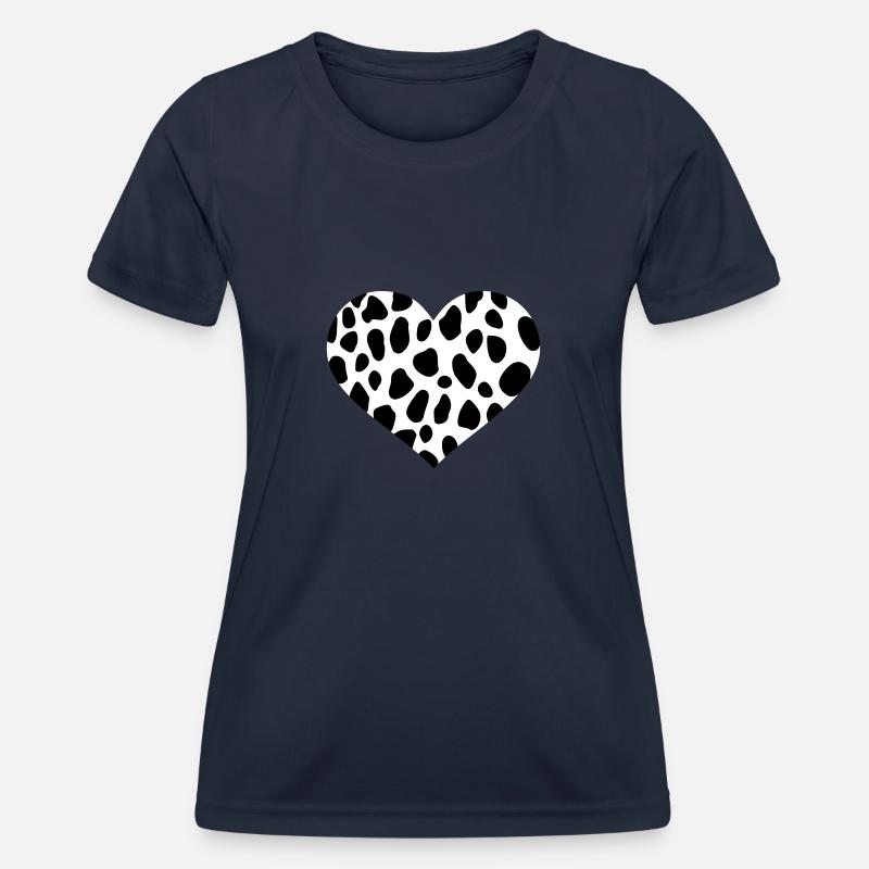 Dalmatian - Women's Functional T-Shirt - navy