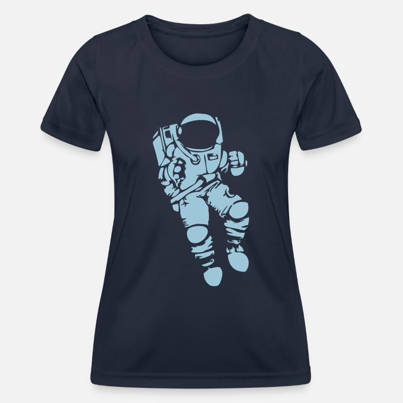 Astronaut Vector Design - Women's Functional T-Shirt - navy