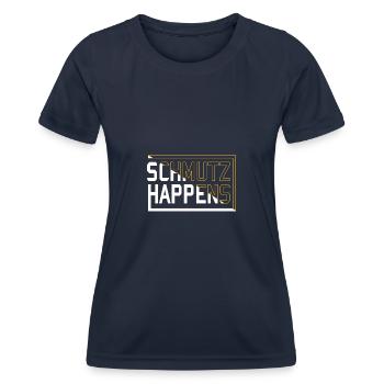Hanoucca - T-shirt sport Femme - bleu marine - Devant - AI Model Female 172 light (172cm)