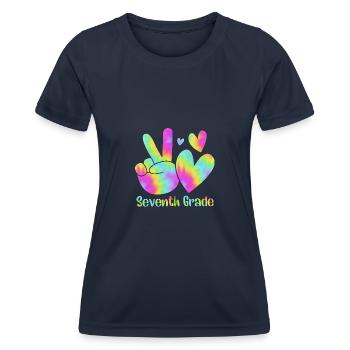 7th Grade - Women's Functional T-Shirt - navy - Front - AI Model Female 172 light (172cm)